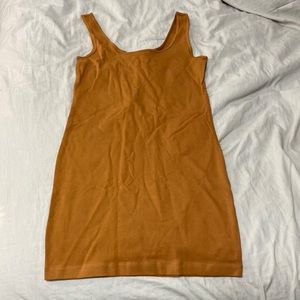 Brown bodycon dress. Size small. Brand is forever 21. Brand new never worn